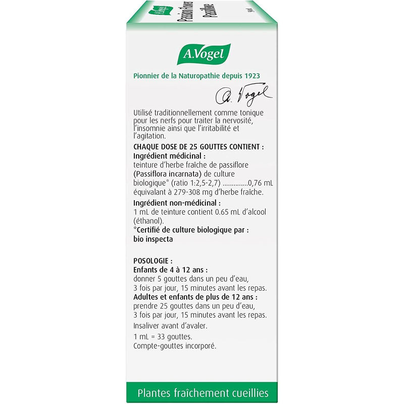 BioForce - AVogel Remedies - Passion Flower - Hyperactivity - 50ml - Limolin 