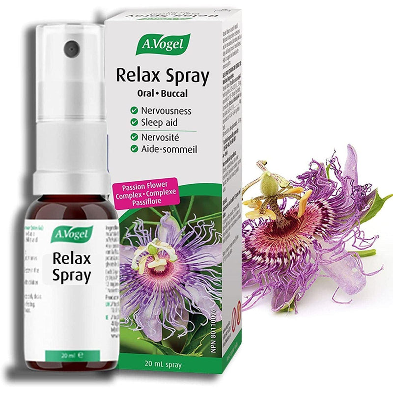 BioForce - AVogel Remedies, Relax Oral Spray - Nervousness, 20ml - Limolin 