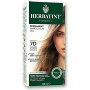 BioForce - Herbatint - Permanent Hair Color - D7 Golden Blonde - 135ml - Limolin 