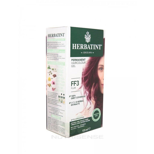 BioForce - Herbatint - Permanent Hair Color - Ff3 Plum - 135ml - Limolin 