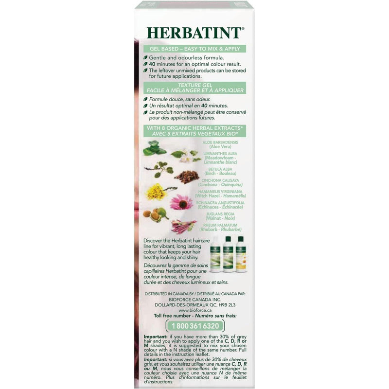 BioForce - Herbatint - Permanent Hair Color - R7 Copper Blonde - 135ml - Limolin 