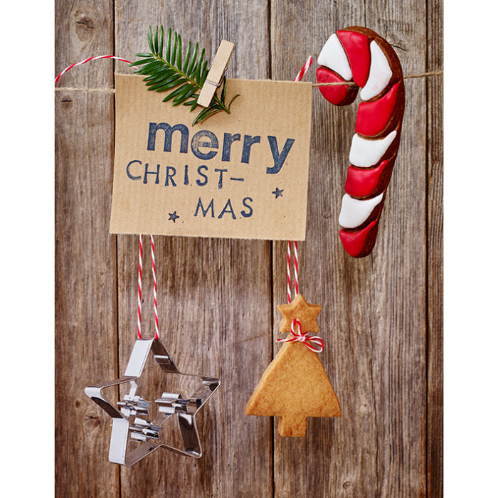 Birkmann - Cookie Cutter - Candy Cane Cookie Cutter W/Internal Detailing - Limolin 