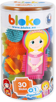 Bloko - 30 Bloko Tube With 1 Figurine - Limolin 