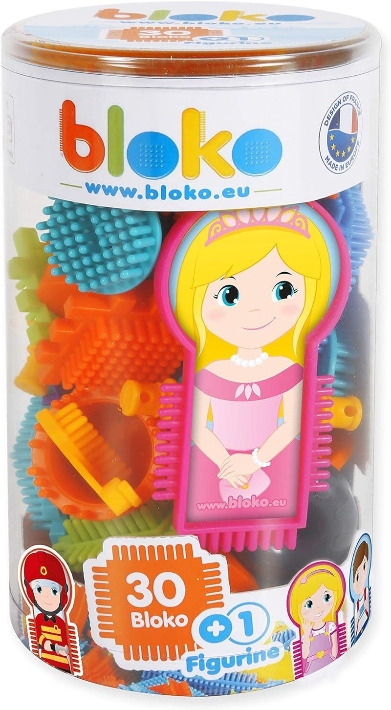 Bloko - 30 Bloko Tube With 1 Figurine - Limolin 