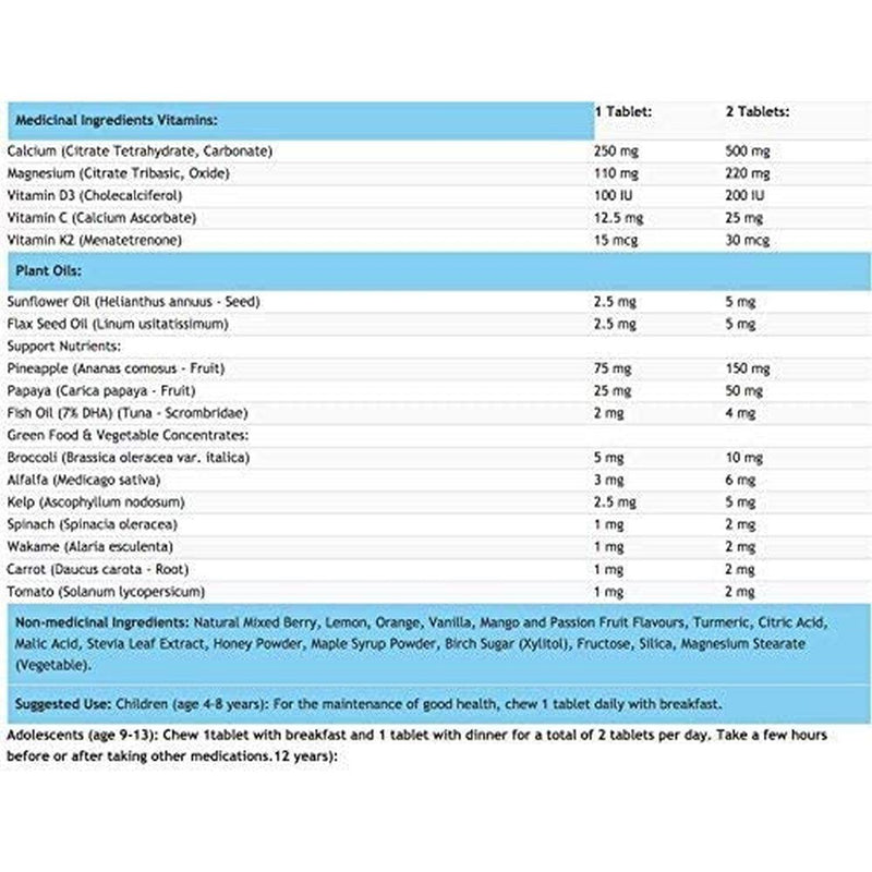 Body Plus - Complete Calcium for Kids - 60 Tab - Limolin 