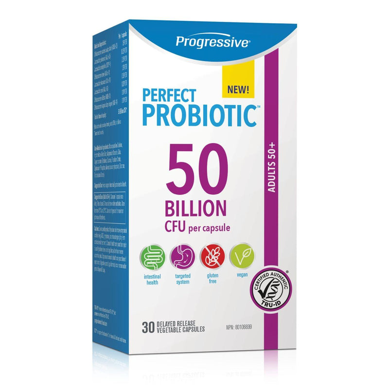 Body Plus - Perfect Probiotic 50 lion Adults 50+ NEW - 30 Caps - Limolin 