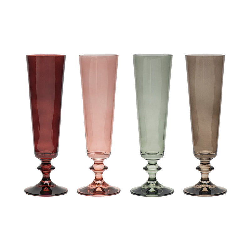 Bohemia Crystal - Bella Champagne flute Merlot - Limolin 