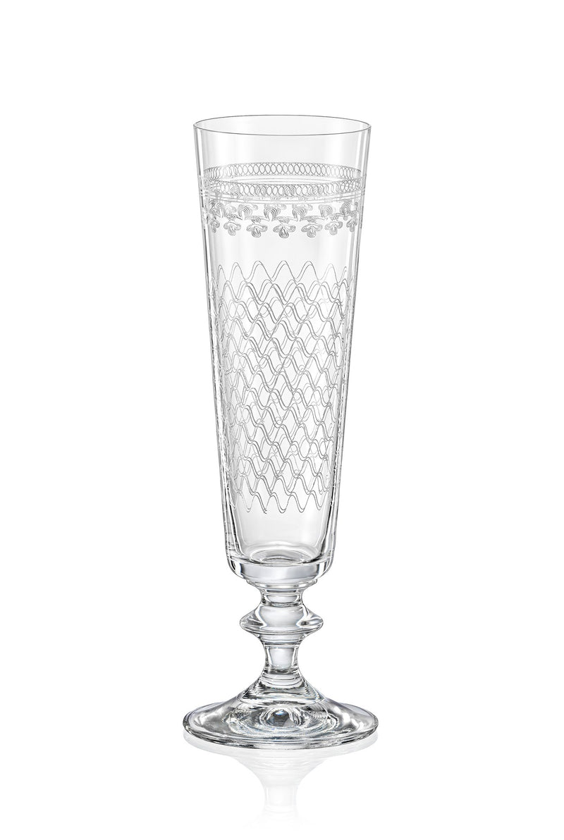 Bohemia Crystal - Bella Karolinka Champagne flute - Limolin 