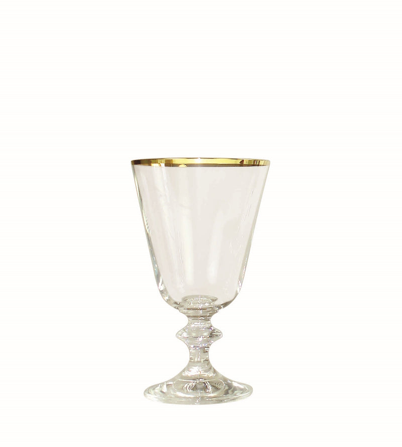 Bohemia Crystal - Bella White Wine Glass with Gold Rim - Limolin 