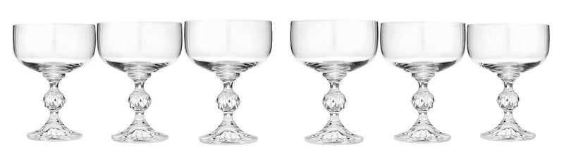 Bohemia Crystal - Claudia Cocktail Coupe 200ml (Set of 6) - Limolin 