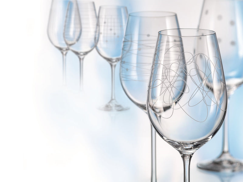 Bohemia Crystal - Elements Wine 6 asst"d 450ml - Limolin 