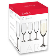 Bohemia Crystal - Lara Champagne Flute (Set of 4) - Limolin 