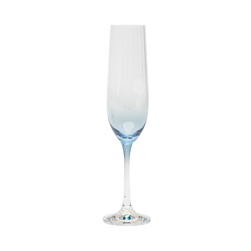 Bohemia Crystal - Lustre Champagne Flute Ceylon Blue - Limolin 