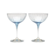 Bohemia Crystal - Lustre Cocktail Coupe Ceylon Blue - Limolin 