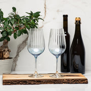 Bohemia Crystal - Lustre Wine Glass 550ml Ceylon Blue - Limolin 