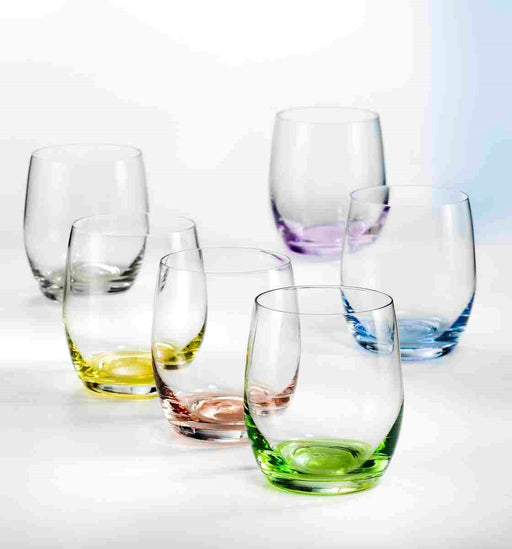 Bohemia Crystal - Rainbow OF/stemless (Set of 6) assorted - Limolin 