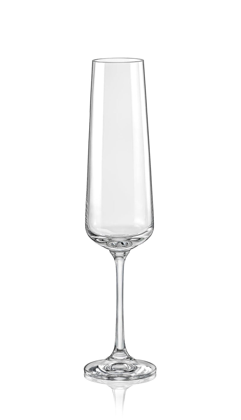 Bohemia Crystal - Sandra Champagne Flute (Set of 6) - Limolin 