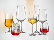 Bohemia Crystal - Sandra Footed Beer/water (Set of 6) - Limolin 