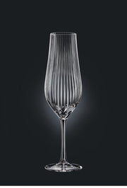 Bohemia Crystal - Tulipa Optic Champagne Flute (Set of 6) - Limolin 