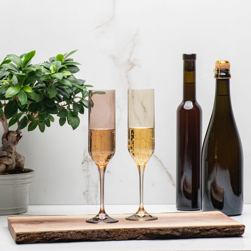 Bohemia Crystal - Umma flute 200ml Wheat - Limolin 