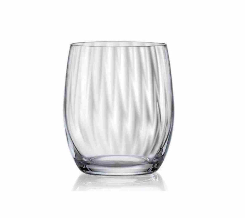 Bohemia Crystal - Waterfall optic OF/stemless (Set of 6) - Limolin 