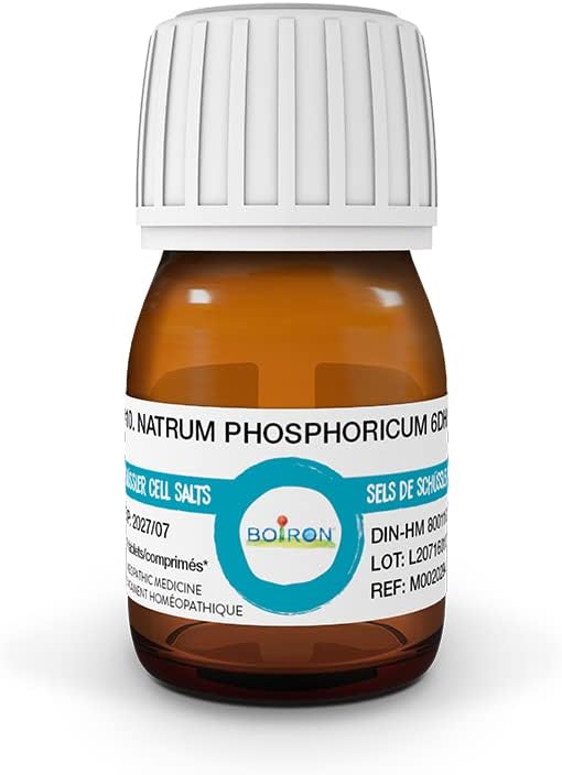 Boiron - #10 Natrum Phosphoricum 6DH Schüssler cell salts 240 tablets - Limolin 