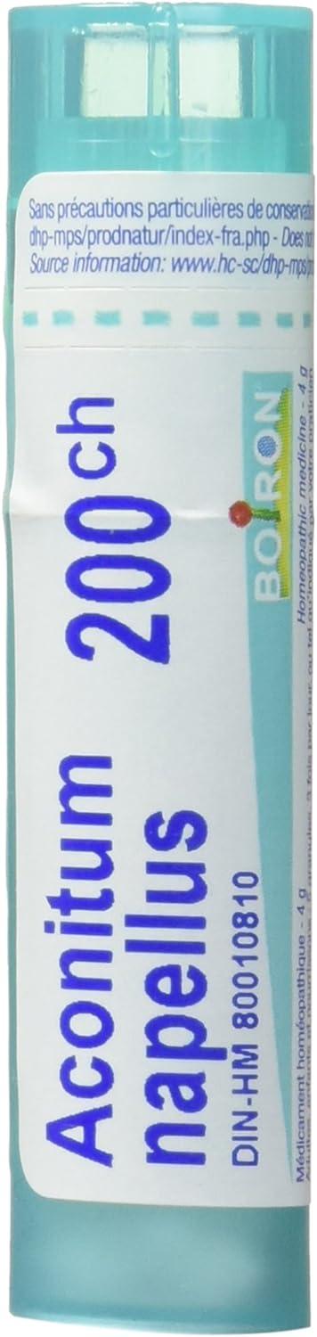 Boiron - Aconitum Napellus 200ch ,1 Tube (80 pellets) - Limolin 