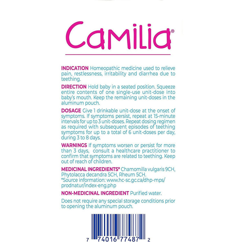 Boiron - Camilia 15 Dose, 15 X 1 ML - Limolin 