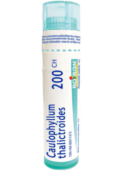 Boiron - Caulophyllum Thalictroides 200ch ,1 Tube (80 pellets) - Limolin 
