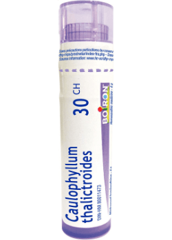 Boiron - Caulophyllum Thalictroides 30ch ,1 Tube (80 pellets) - Limolin 
