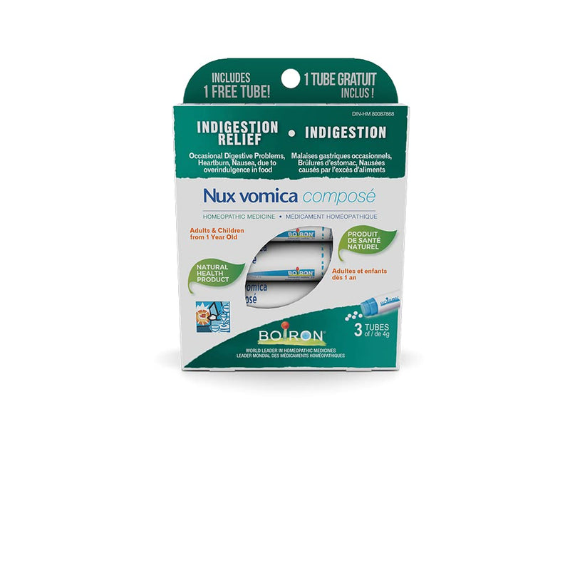 Boiron - Nux Vomica Compose - 3 Tubes - Limolin 