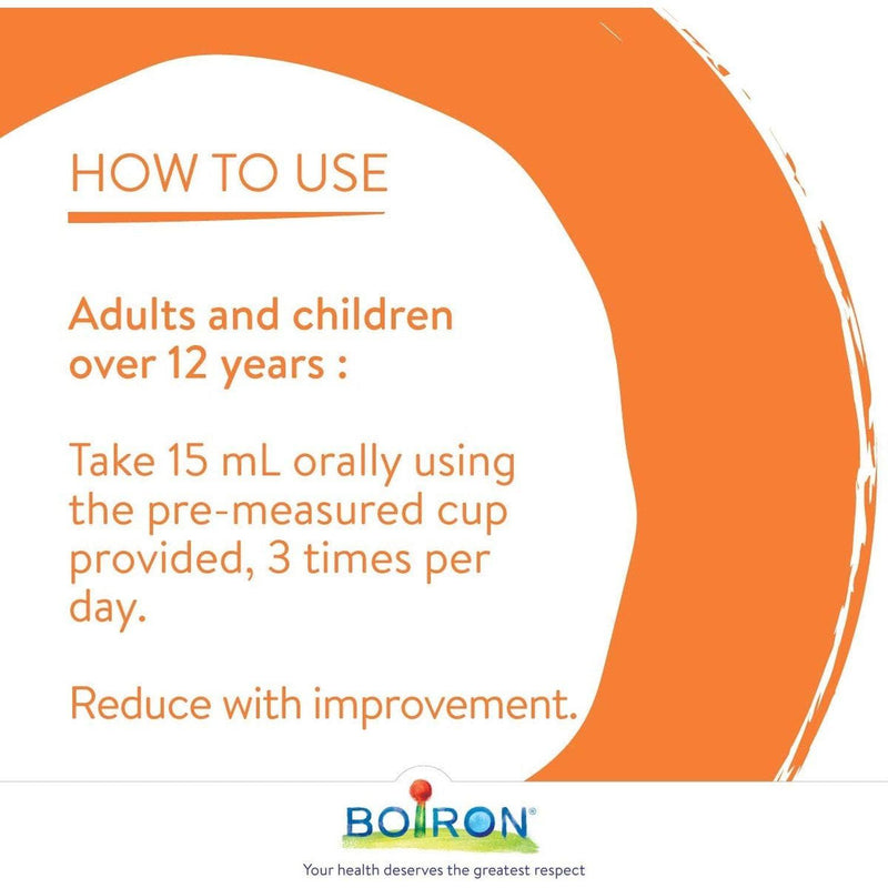 Boiron - Stodal Cough Syrup Honey Adult, 200ML - Limolin 