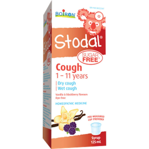 Boiron - Stodal Cough Syrup Sugar Free , 125ML - Limolin 