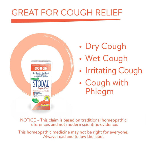 Boiron - Stodal Sugar Free, 200ML - Limolin 