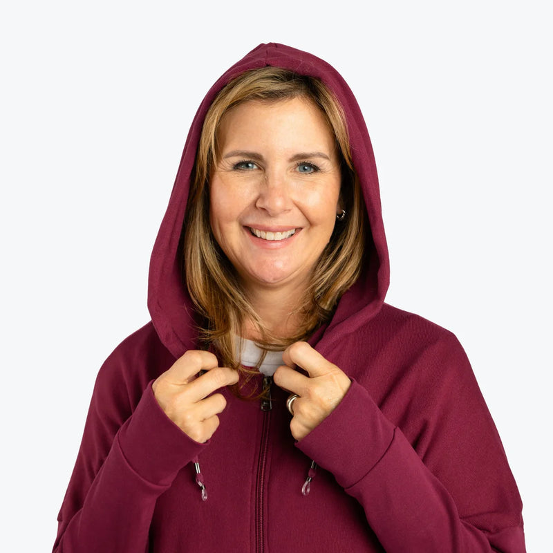 LUG - Bolero Brushed Sweater Knit Zip-Up