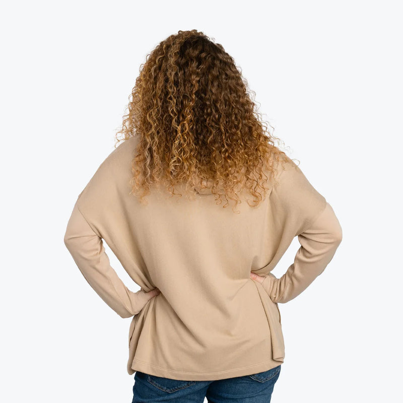 LUG - Bolero Brushed Sweater Knit Zip-Up