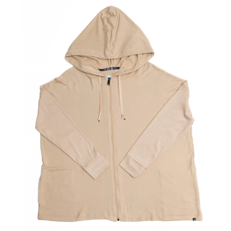 LUG - Bolero Brushed Sweater Knit Zip-Up