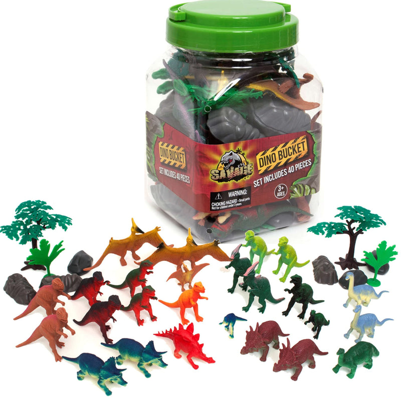 Boley - 40Pc Dino Bucket Asst - Limolin 