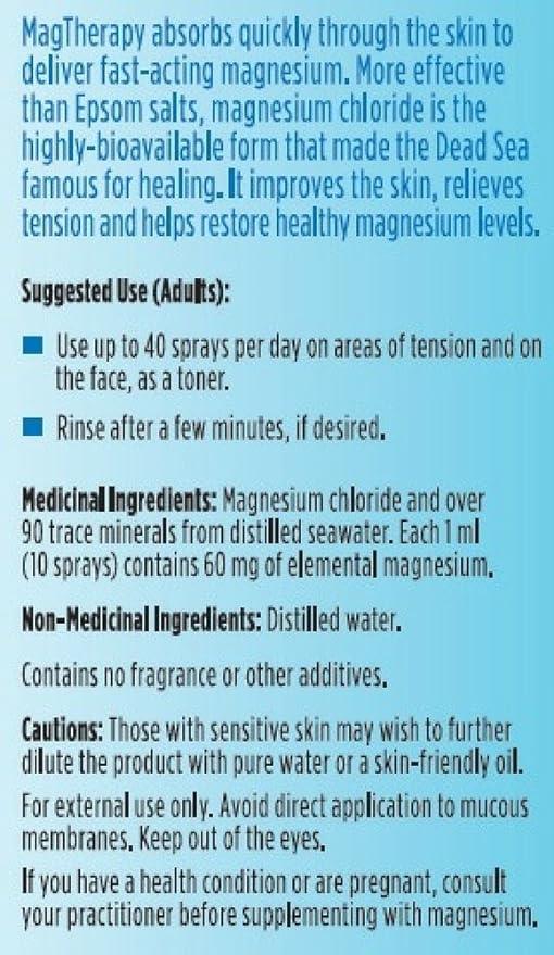 Bolton's Naturals - Magnesium Chloride Spray 237ml - Limolin 