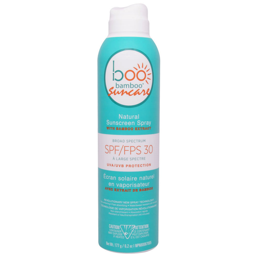 Boo Bamboo - Natural Sunscreen Spray SPF30 - 177g - Limolin 