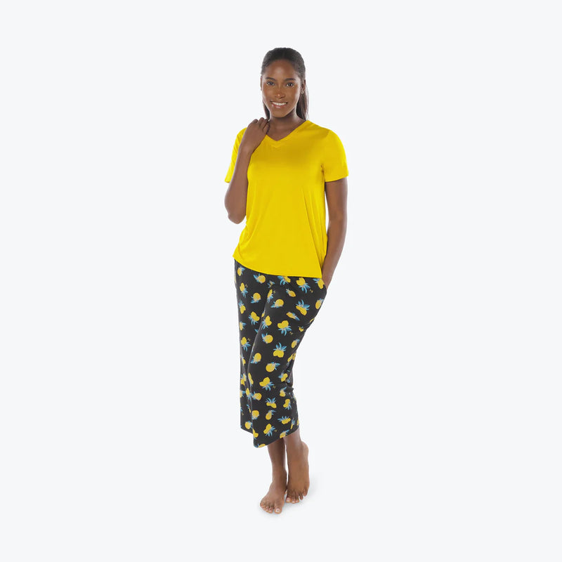 LUG - Boomerang Relaxed Tee & Cropped Pants Set