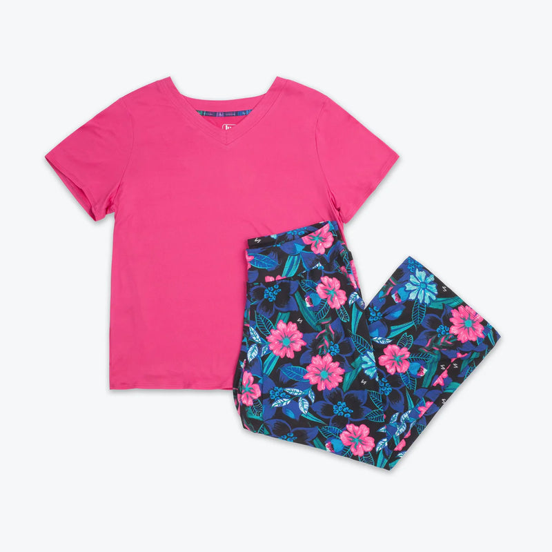 LUG - Boomerang Relaxed Tee & Cropped Pants Set