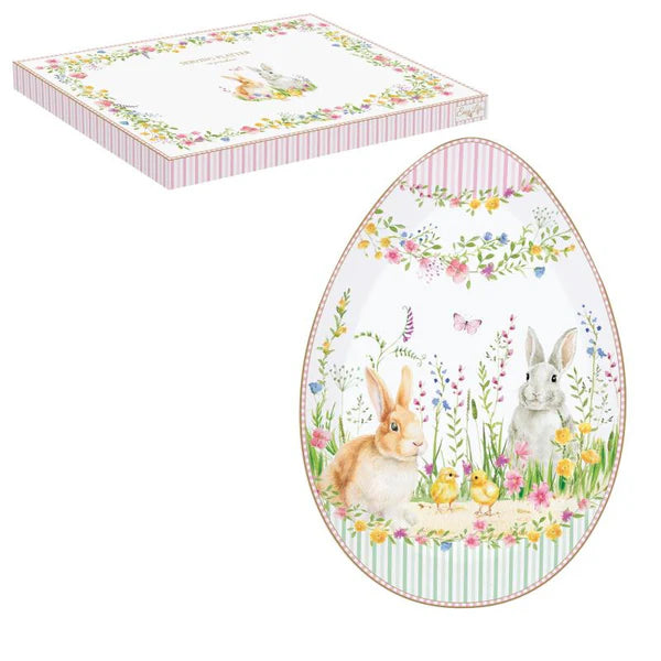 Easy Life - HAPPY EASTER - Egg Shape Platter | 30 cm / 11.8 in