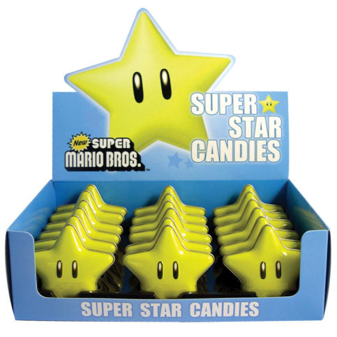 Boston America - NINTENDO - Super Star STRAWBERRY CANDY TIN - Limolin 