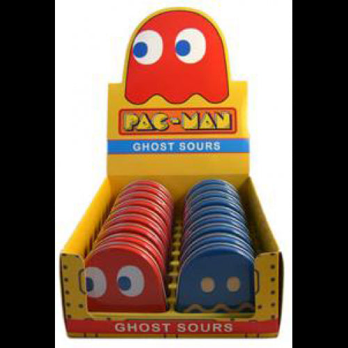 Boston America - PAC MAN-Ghost Sours - SOUR BLUE RASPBERRY CANDY TIN - Limolin 