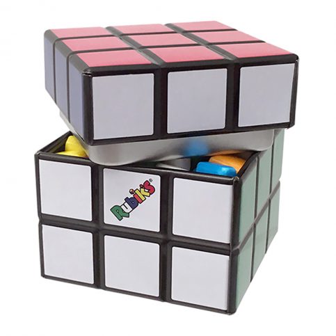 Boston America - Rubik'S Cube - Fruit Flavored Sour Candy Tin - Limolin 