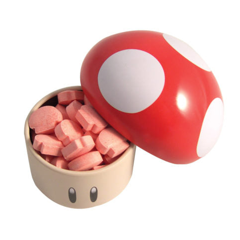Boston America - Super Mario - Mushroom Tin - Cherry Sour Candy - Limolin 