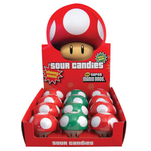 Boston America - Super Mario - Mushroom Tin - Cherry Sour Candy - Limolin 
