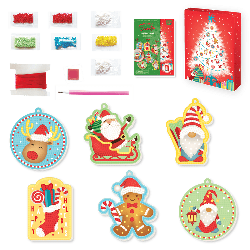 Box Candiy - Totally Santa - Christmas Ornaments Diamond Art Set - Limolin 