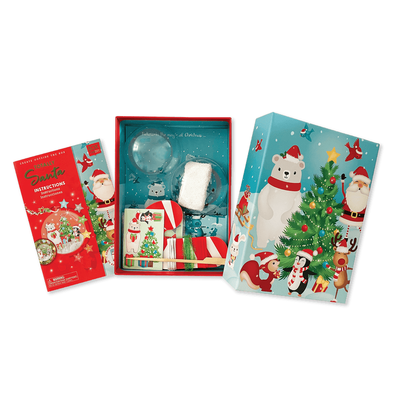 Box Candiy - Totally Santa - Christmas Tree Ornament Art Set - Limolin 
